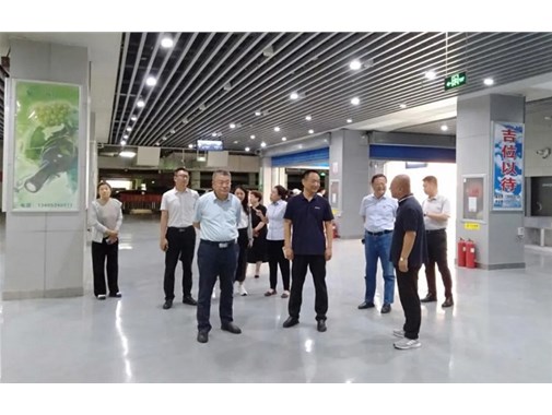 省人防办人防工程管理中心调研市国防动员（人民防空）宣教馆